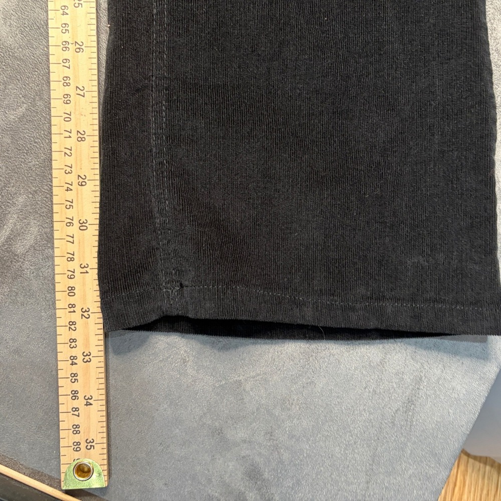 Vtg Y2K The Limited Corduroy Pants Women 6 Drew Fit Black Stretch Bootcut Preppy - Picture 11 of 13
